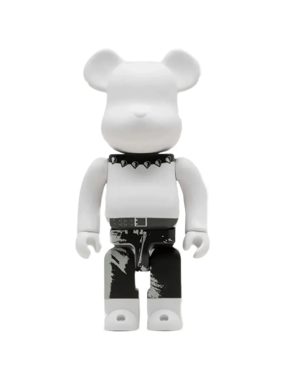 MEDICOM TOY x Andy Warhol x Rolling Stones Sticky Fingers BE@RBRICK figure 1000% - Weiß