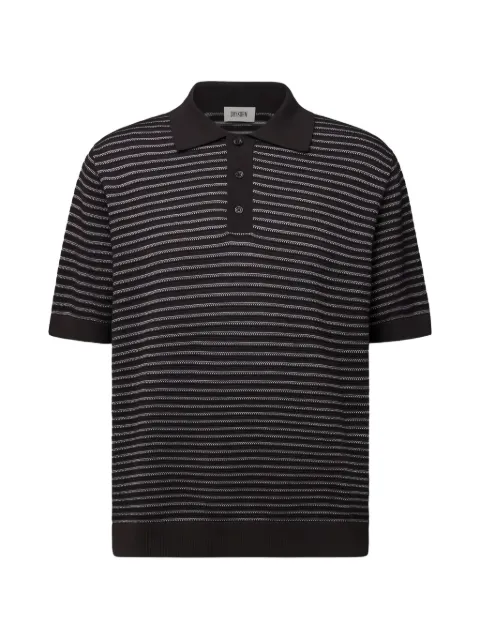 Drykorn Tamian striped polo shirt