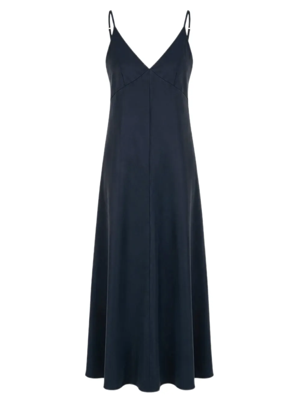 Drykorn Maxi-jurk met spaghettibandjes en V-hals Blauw