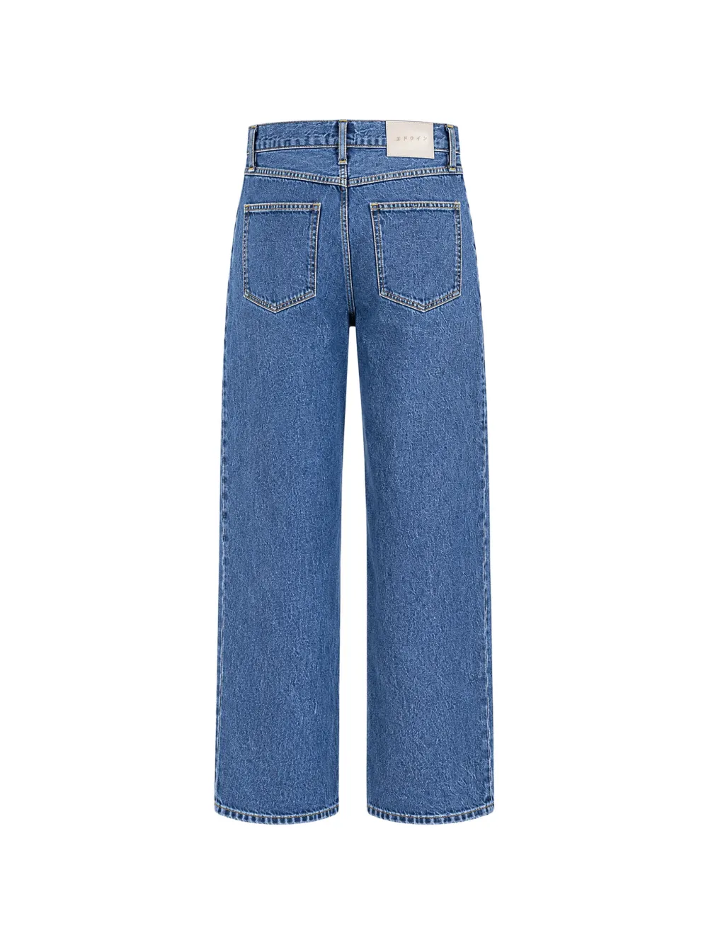 Edwin Bamba jeans met marmer wassing Blauw