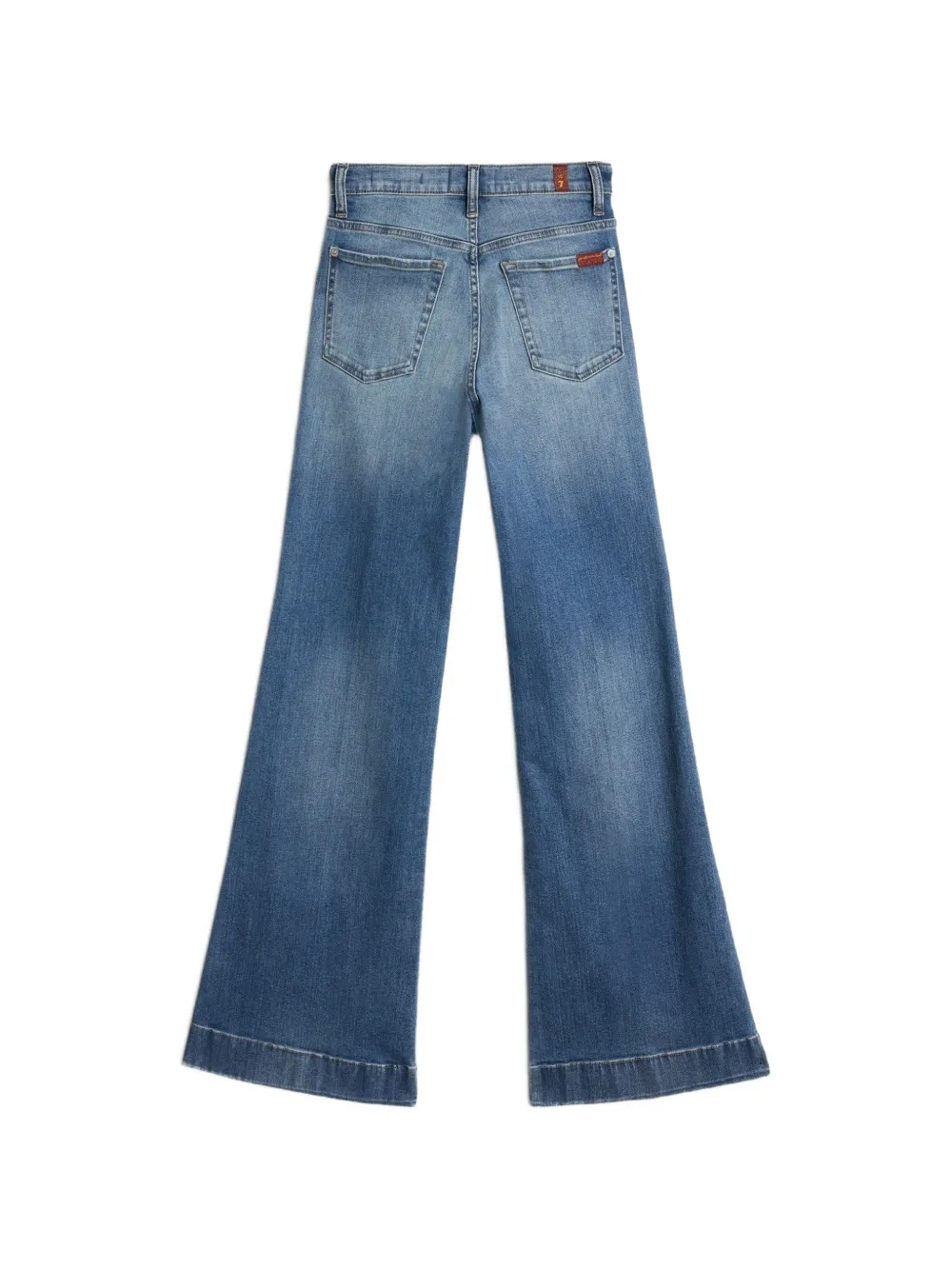 7 For All Mankind Jeans met vervaagd effect Blauw