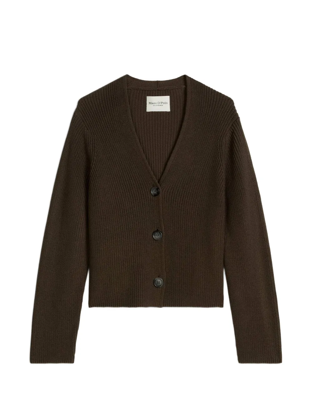 Marc O'Polo Cardigan con scollo a V - Marrone
