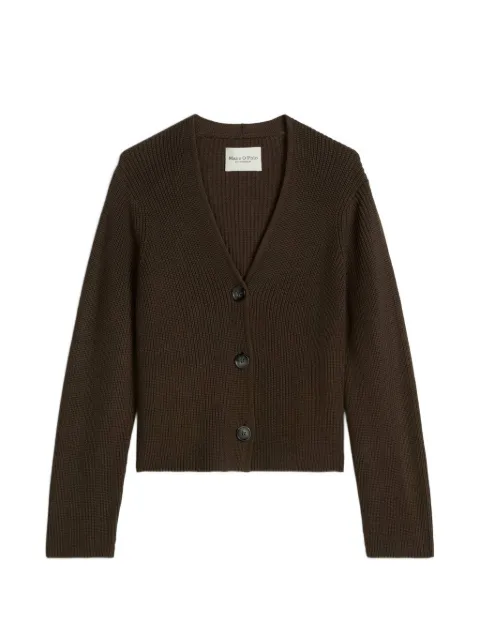 Marc O'Polo — ribbed V-neck cardigan