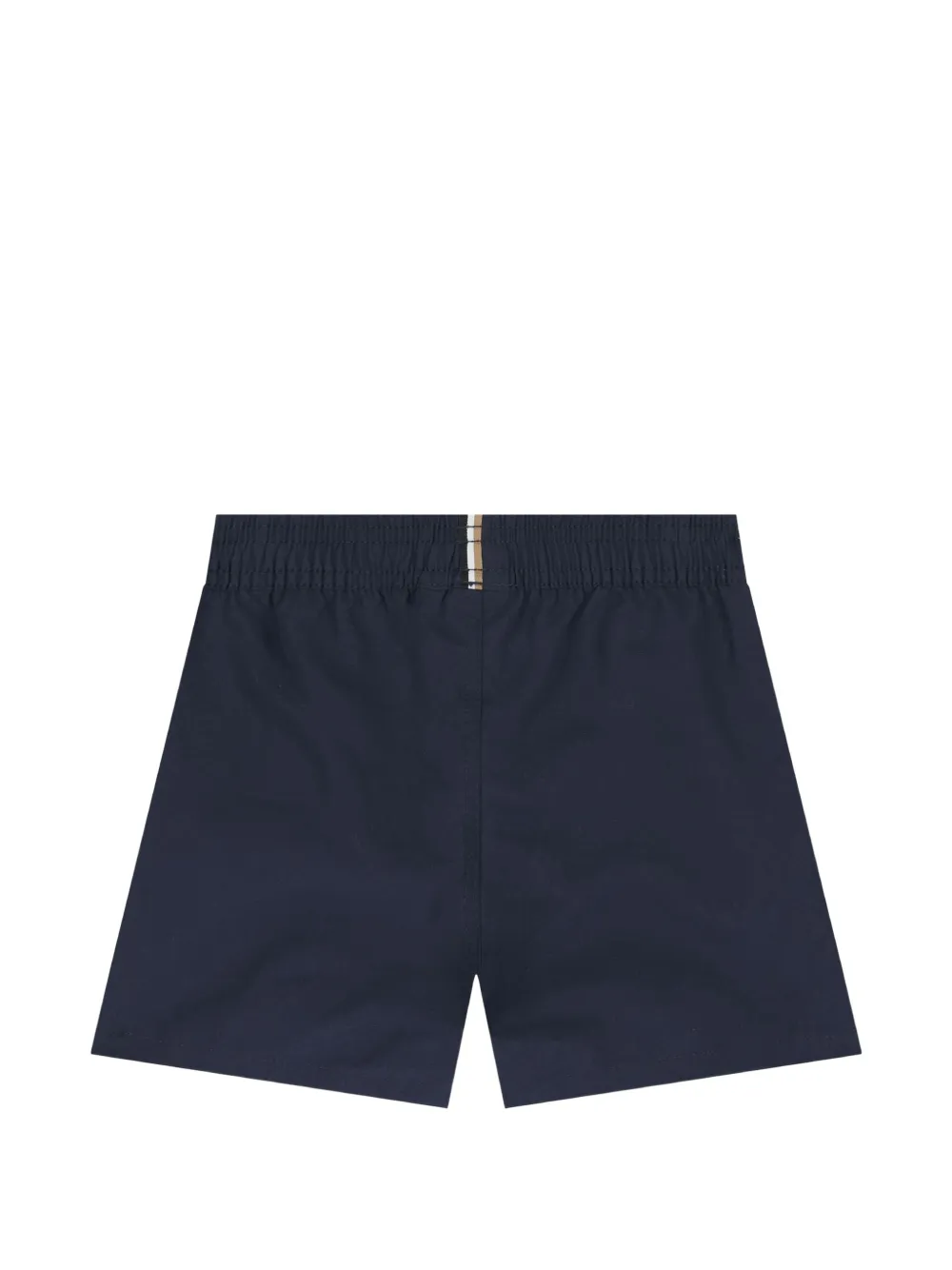 BOSS Kidswear Zwembroek met logoprint en trekkoord Blauw