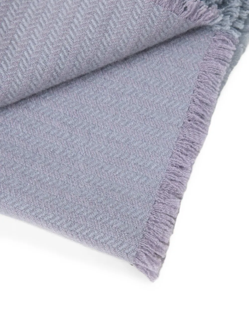GOD'S TRUE CASHMERE Starlight deken verfraaid met amethist en visgraatpatroon Blauw