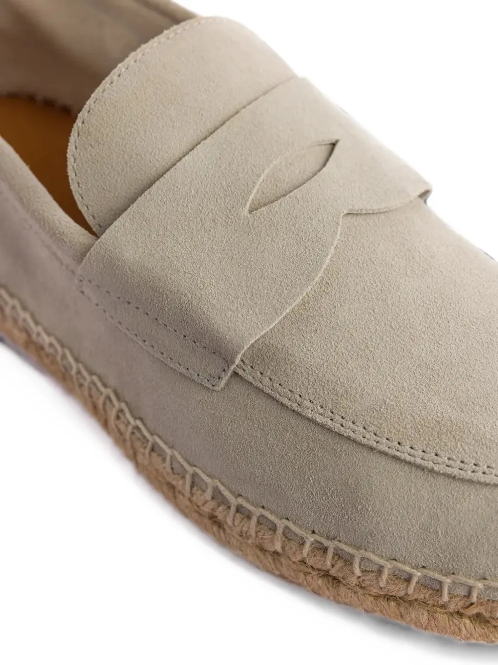 ABARCA Suède espadrilles Beige