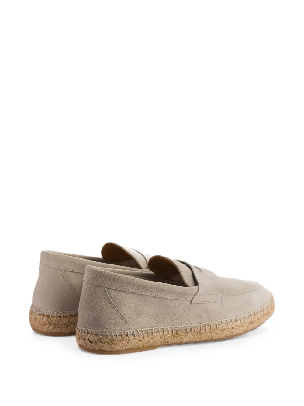 ABARCA Suède espadrilles Beige