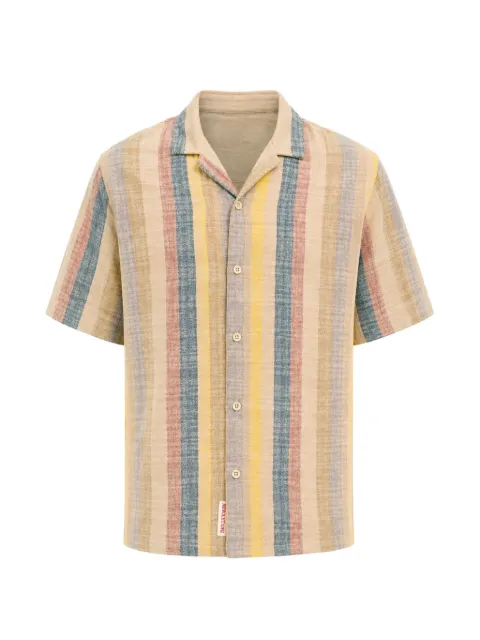 Revolution Now striped short-sleeved shirt