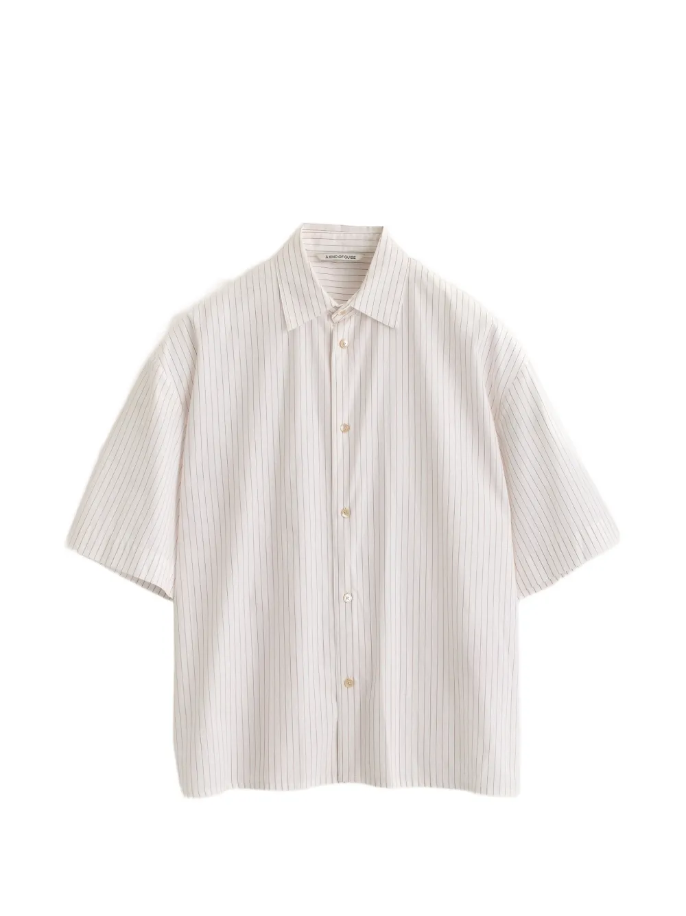 A Kind of Guise Bantu striped shirt - White