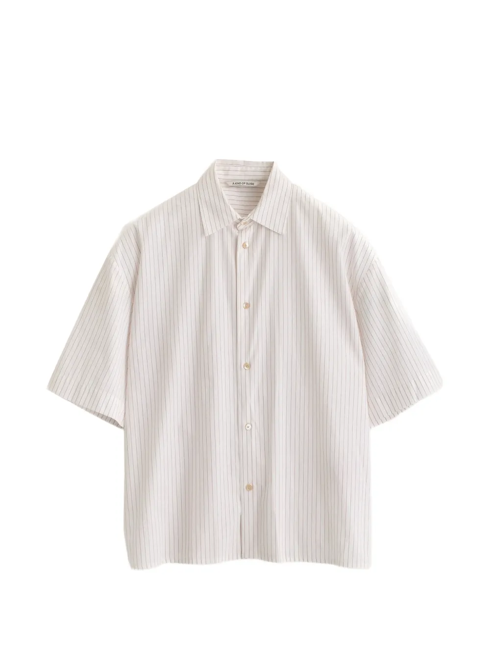 A Kind of Guise Bantu striped shirt - Weiß