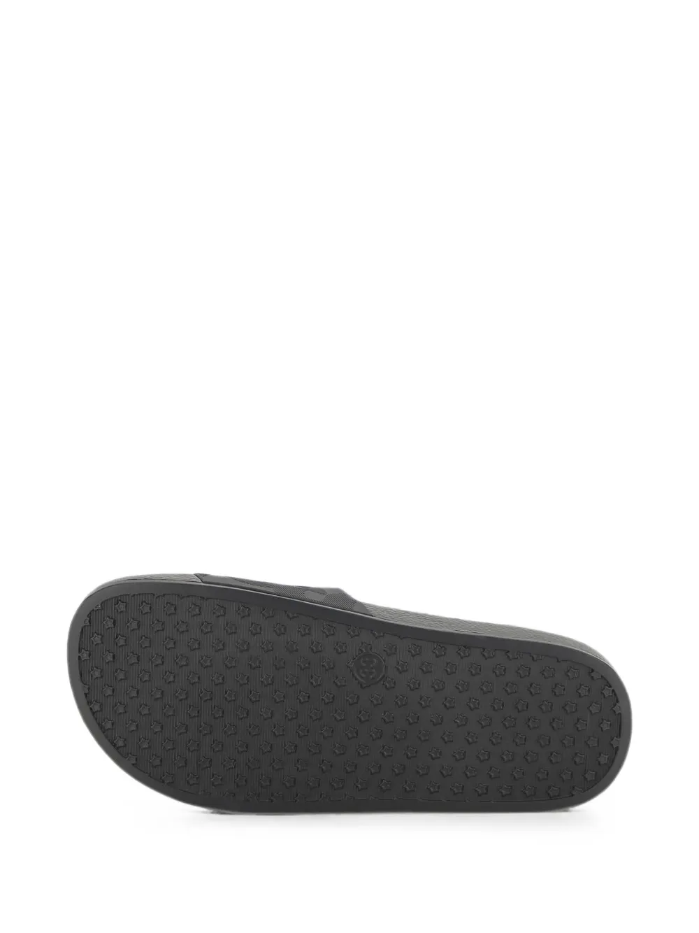 BOSS Kidswear logo-embossed sliders Zwart