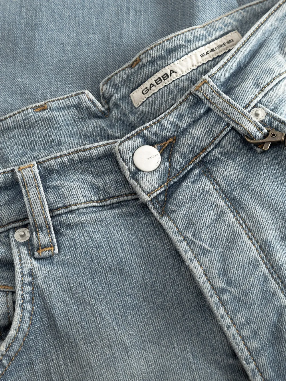  Gabba Alex Cros Chain-link Jeans - Azul 