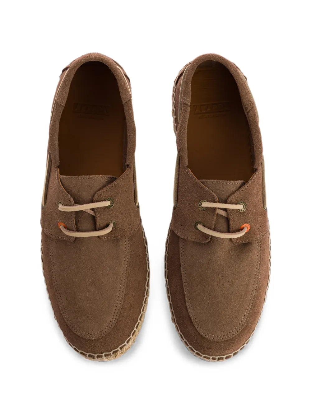 ABARCA Nautico suède loafers Bruin