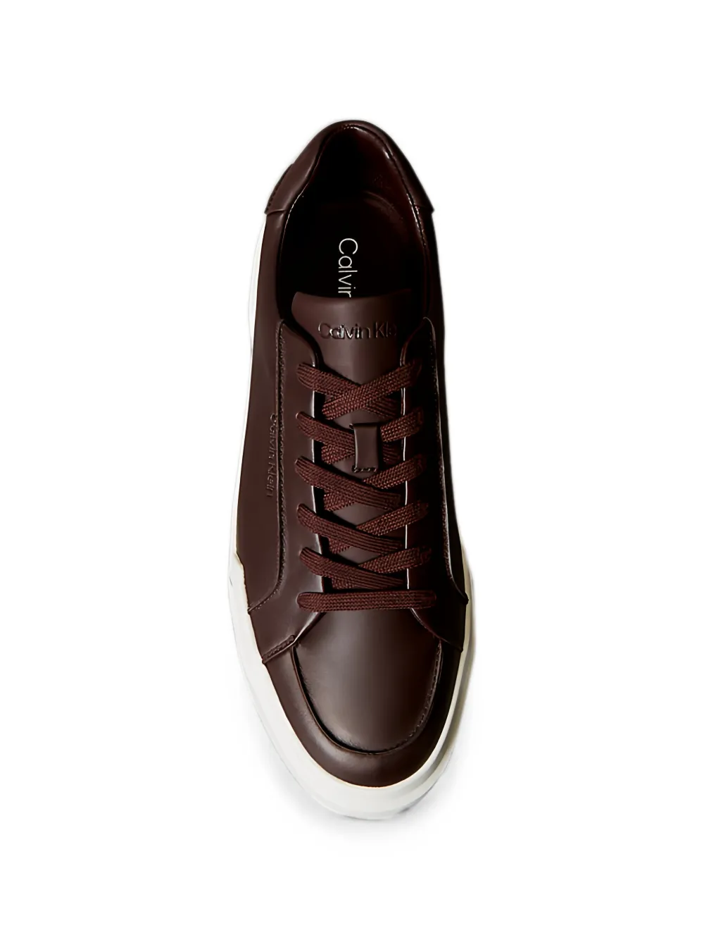 Calvin Klein Avenue logo-embossed sneakers Bruin