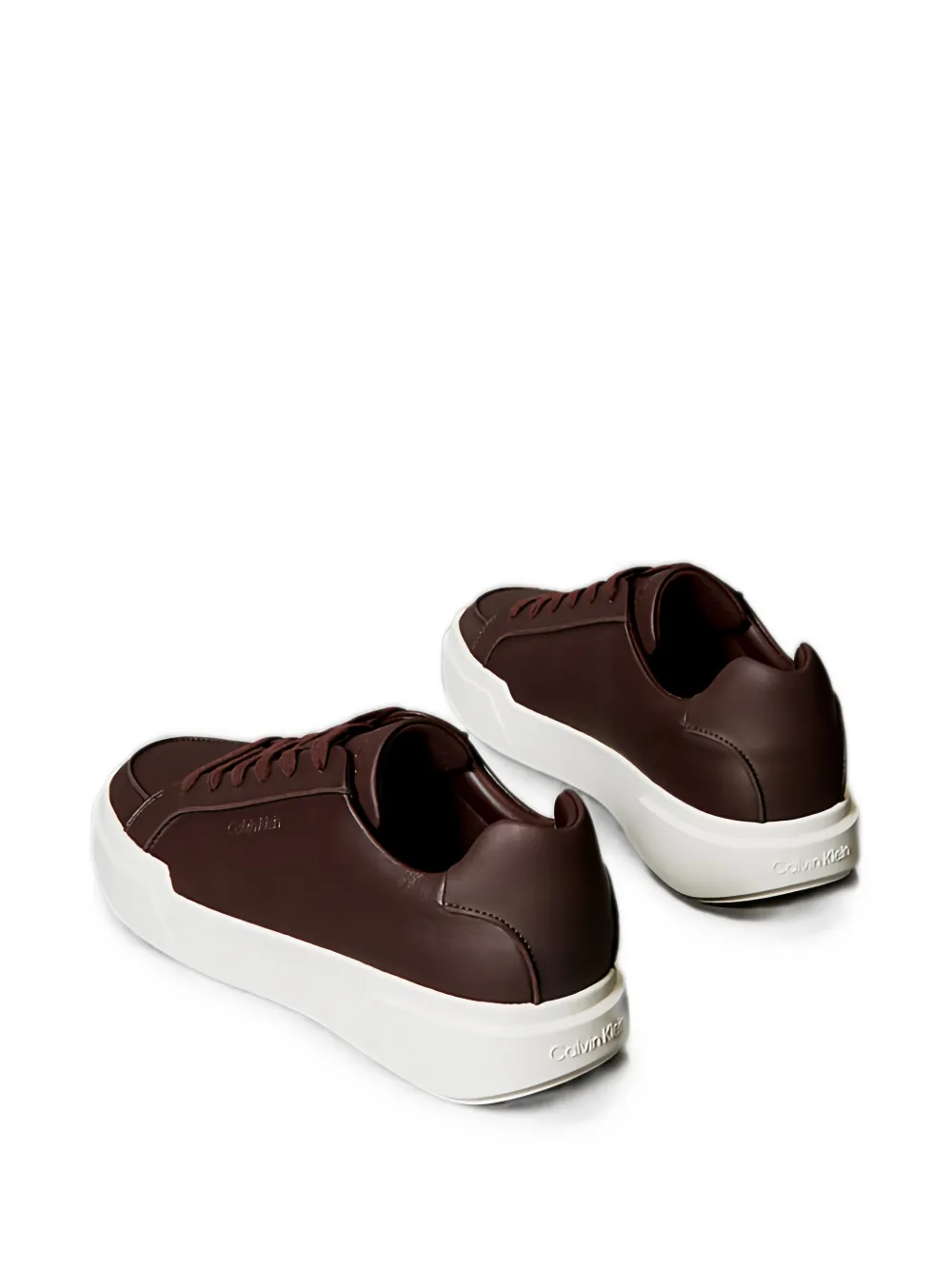 Calvin Klein Avenue logo-embossed sneakers Bruin