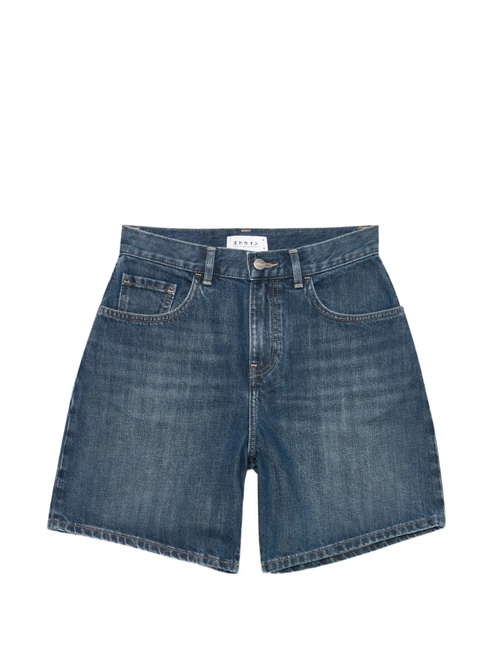 Edwin W' Cleo denim shorts - Blau