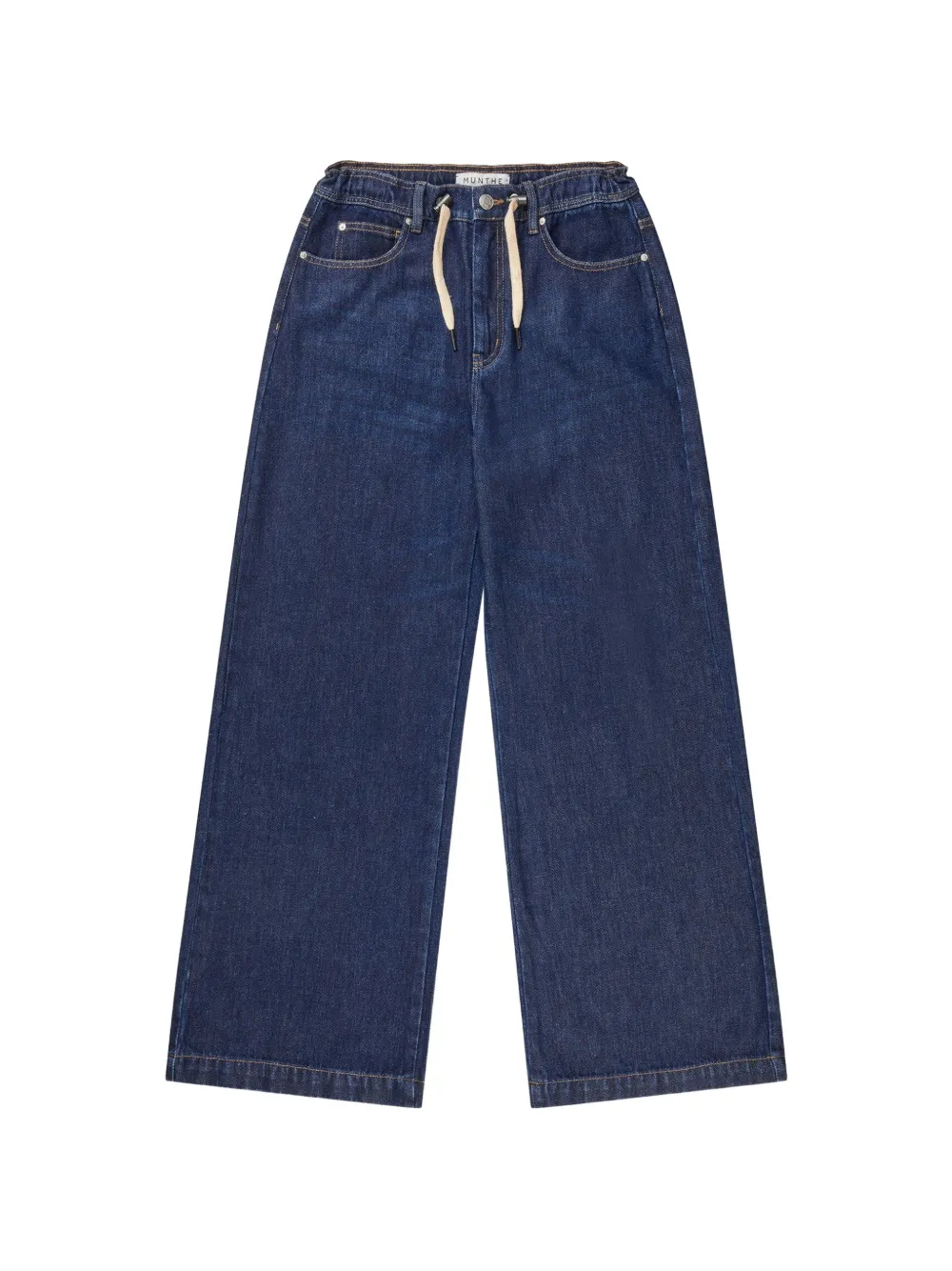 MUNTHE Jeans Obey con coulisse - Blu