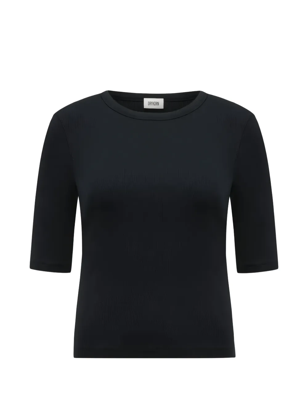 Drykorn T-shirt Selay a coste - Nero