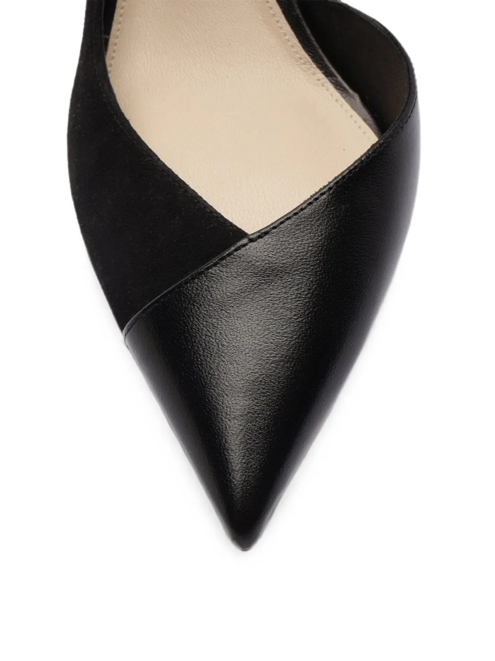Alexandre Birman Patricia panelled pointed-toe pumps Zwart