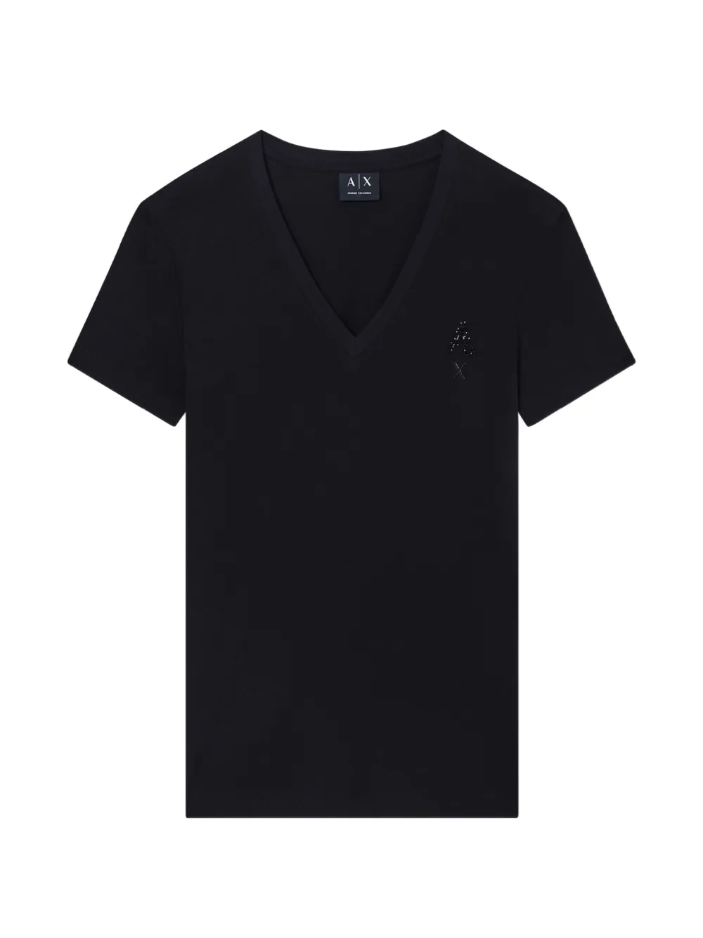 Armani Exchange T-shirt con decorazione - Nero