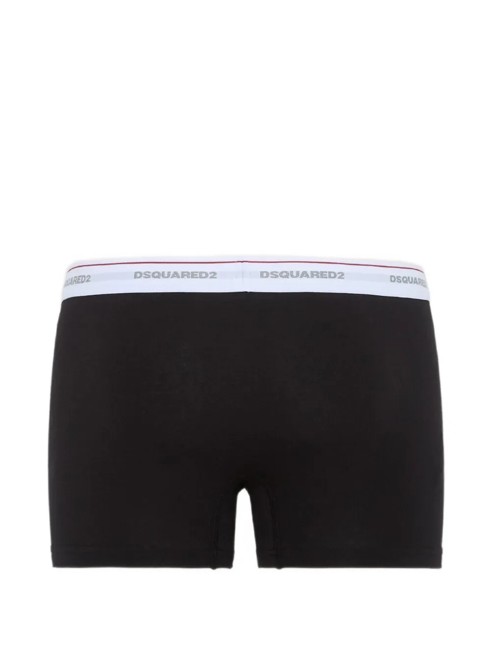 DSQUARED2 Drie boxershorts met logoband Zwart