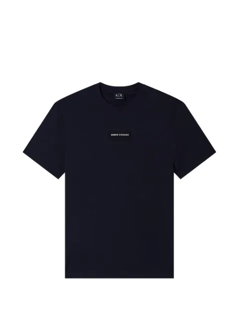 Armani Exchange logo-patch T-shirt