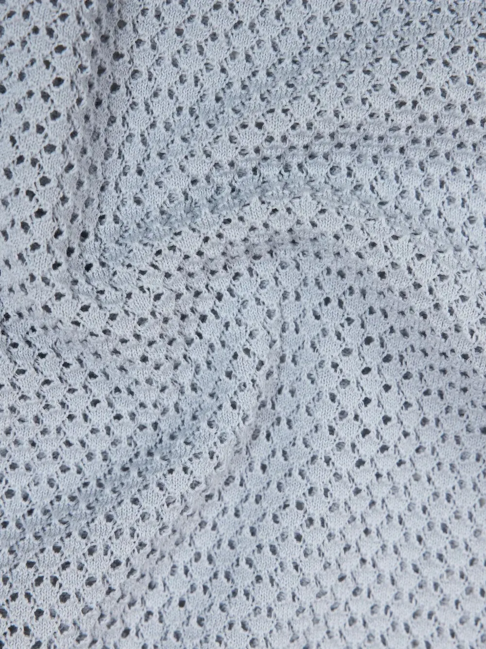 Drykorn Gebreid button-up overhemd Blauw
