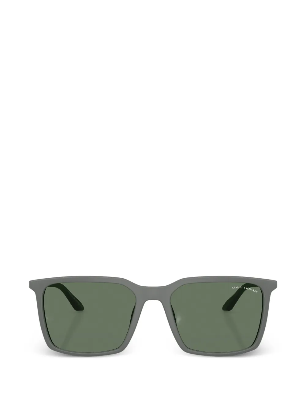 Armani Exchange Occhiali da sole squadrati con finitura opaca - Grigio