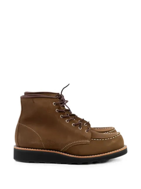 Red Wing Shoes Moc Toe ankle boots