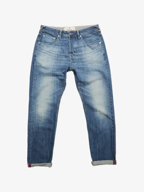 Blue de Gênes Giacomo Tim faded-effect jeans