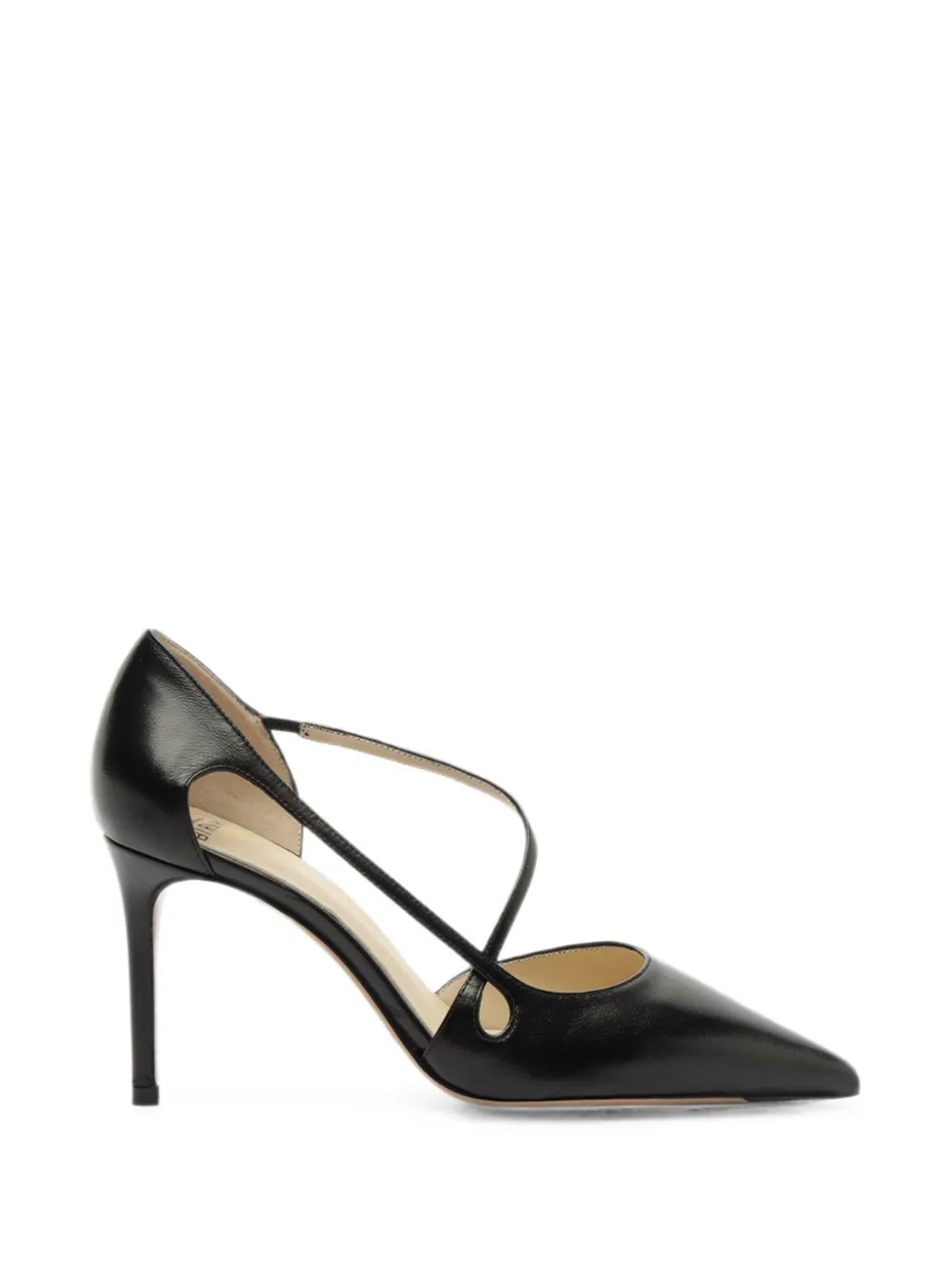 Alexandre Birman Renee crossover-strap pumps Zwart