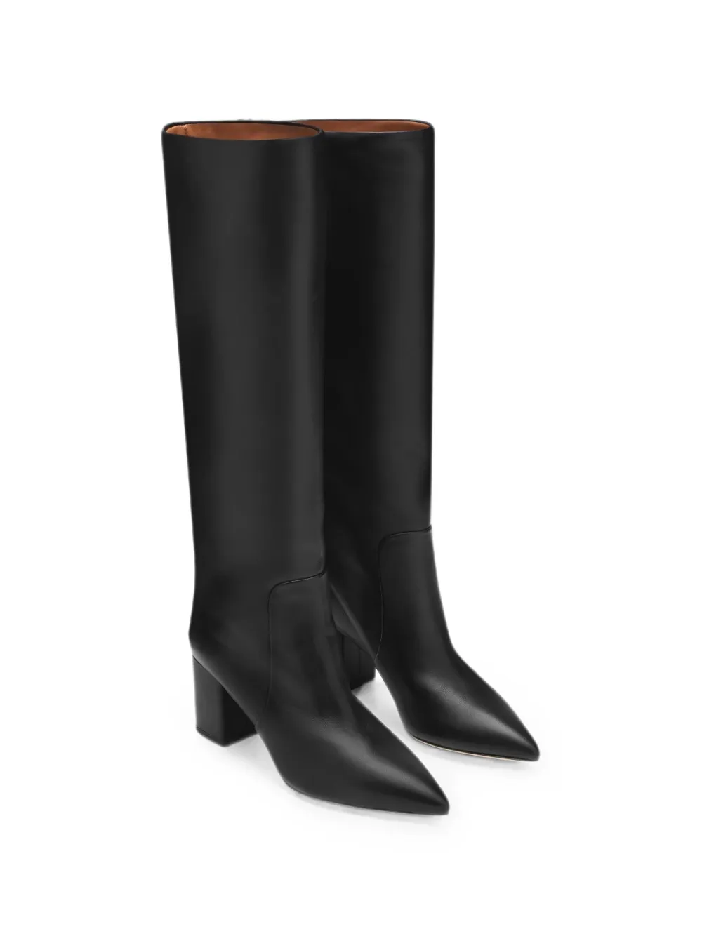 Paris Texas Anja pointed-toe pull-on boots Zwart