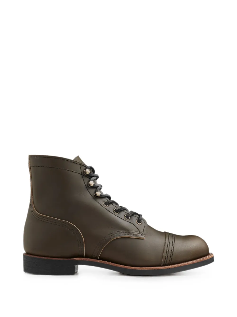Red Wing Shoes Iron Ranger biker boots Groen