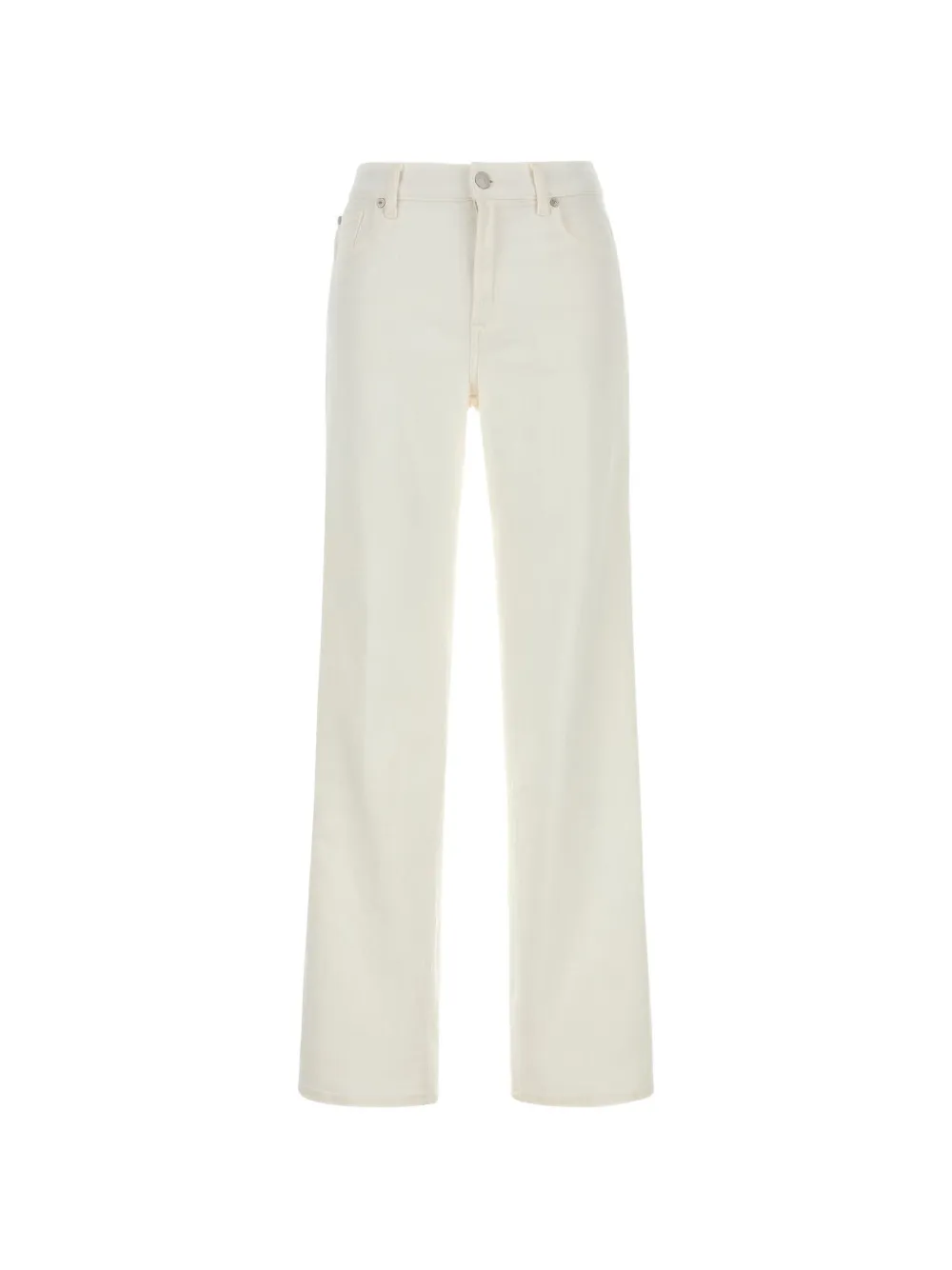 Seven Stovepipe straight-leg denim jeans - Nude