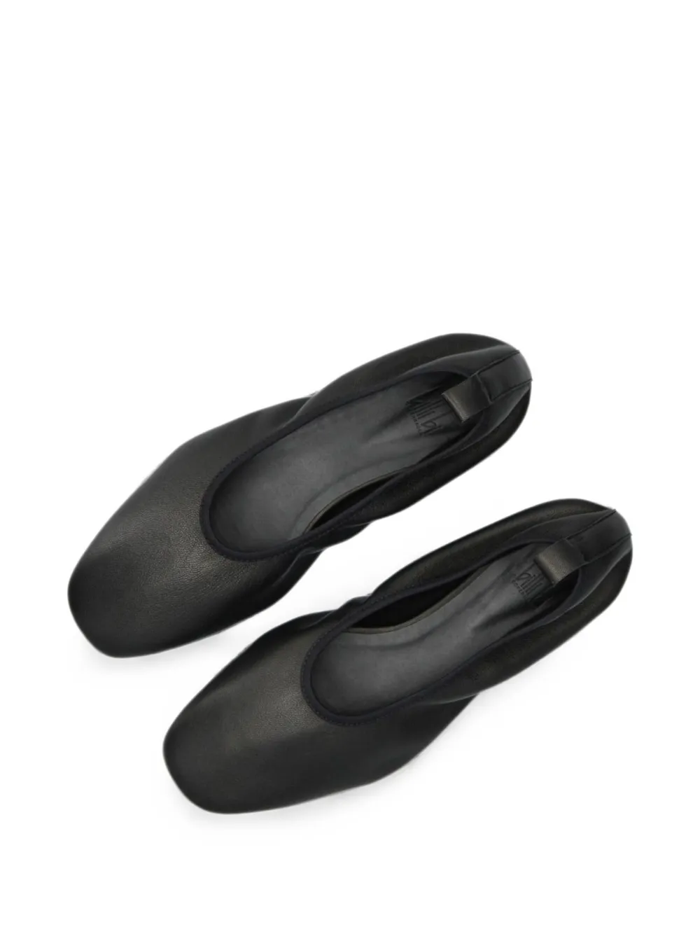 BILLI BI nappa leather ballet flats Zwart
