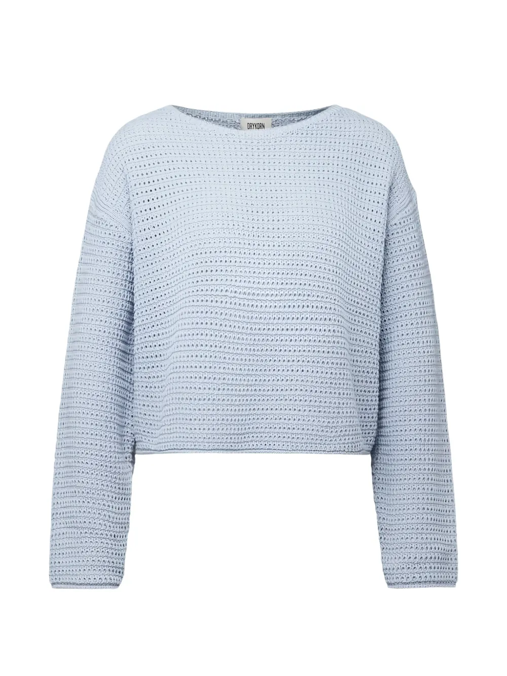 Drykorn Maglione Imenia_2 con scollo a barca - Blu