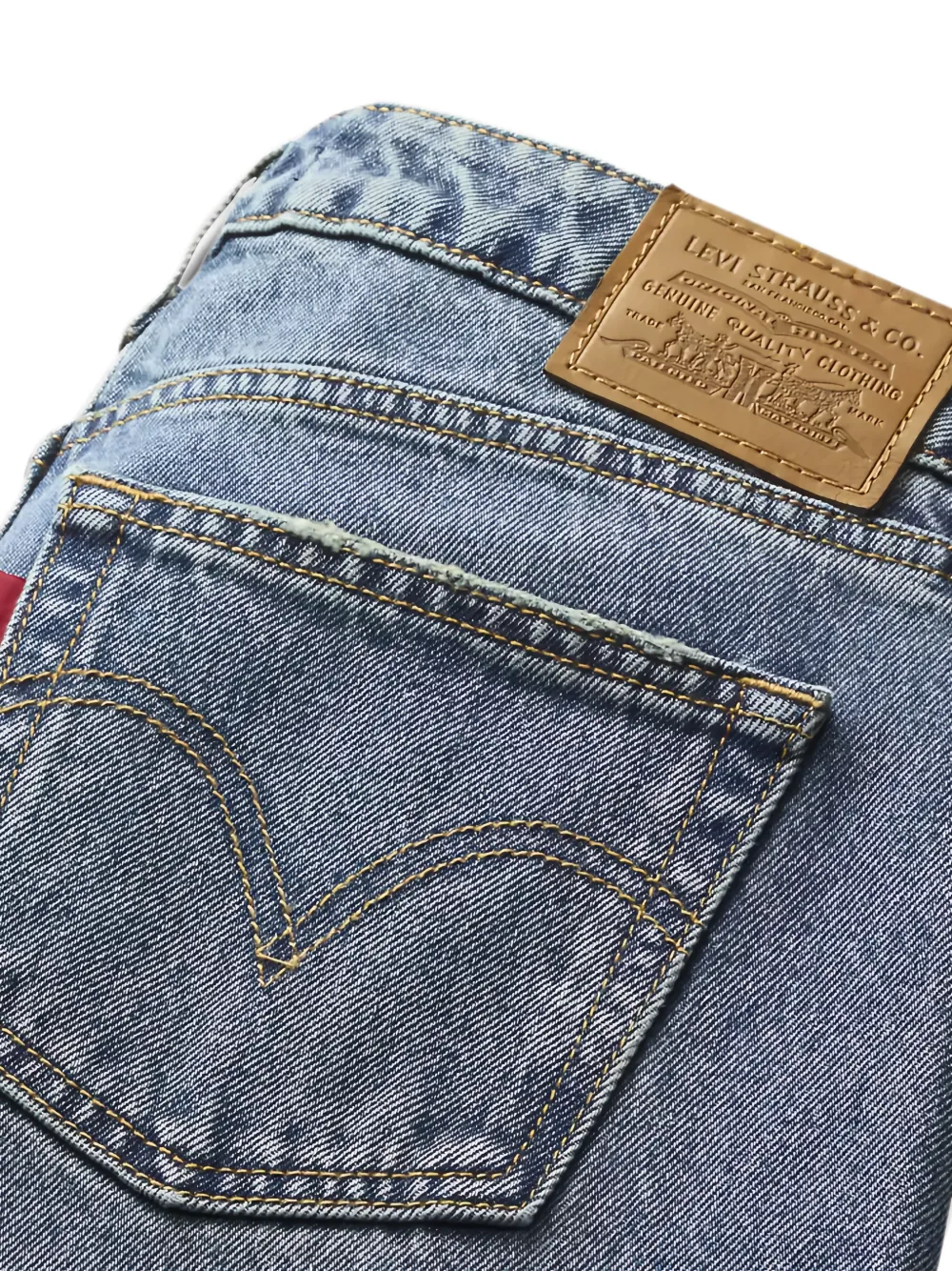 Levi's low loose jeans Blauw