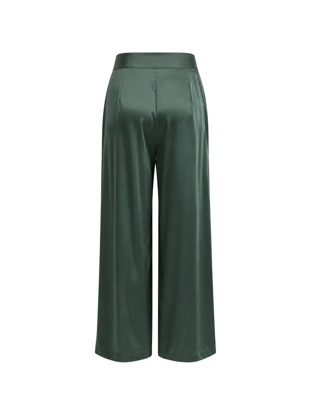 The Sei Geplooide broek met satijnen afwerking Groen