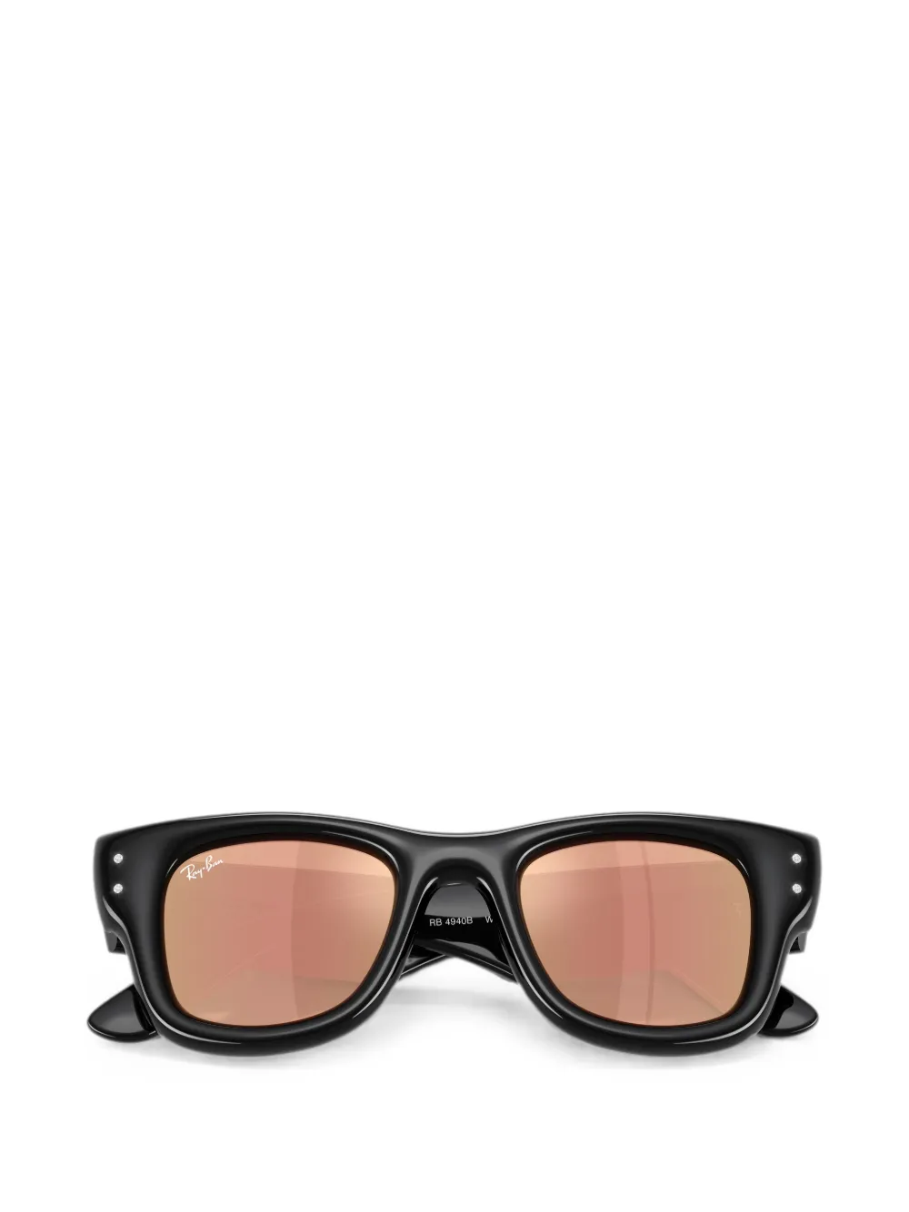 Ray-Ban x A$AP Rocky Wayfarer Puffer Crystal Edition zonnebril Zwart