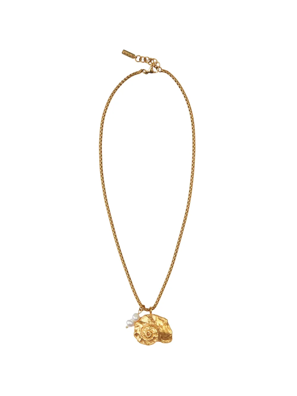 Labelled Jewellery Marea Chain Halskette mit Perlenanhänger - Gold