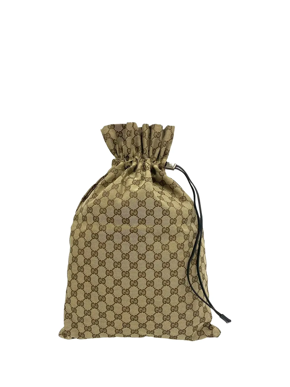 Gucci Pre-Owned Pouch in tela GG con coulisse 2000-2015 - Toni neutri