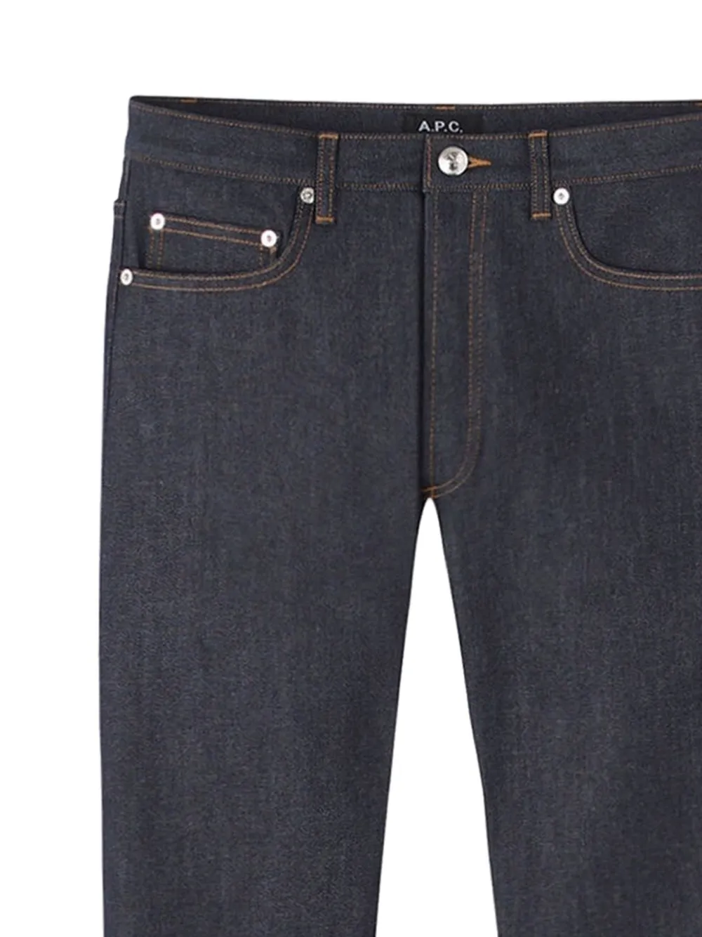 A.P.C. New Standard jeans met rits Blauw