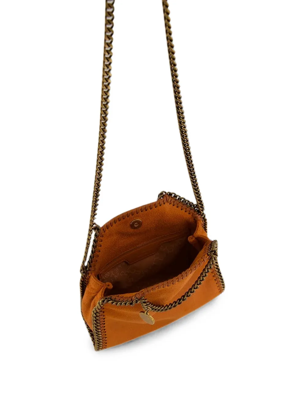Stella McCartney Falabella shopper met ketting Oranje