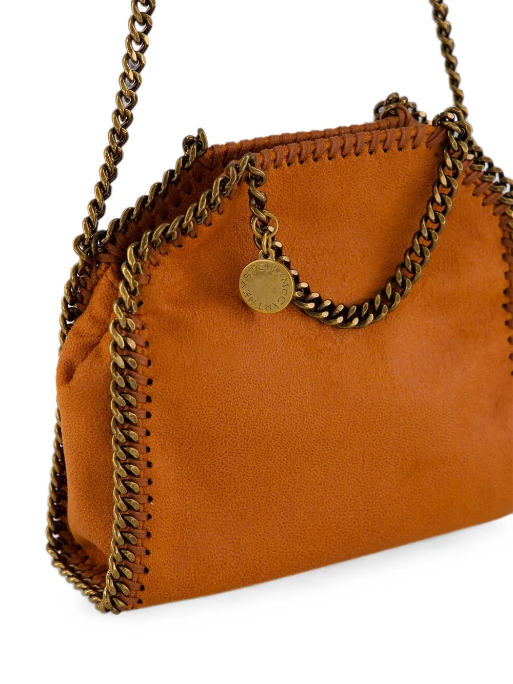 Stella McCartney Falabella shopper met ketting Oranje