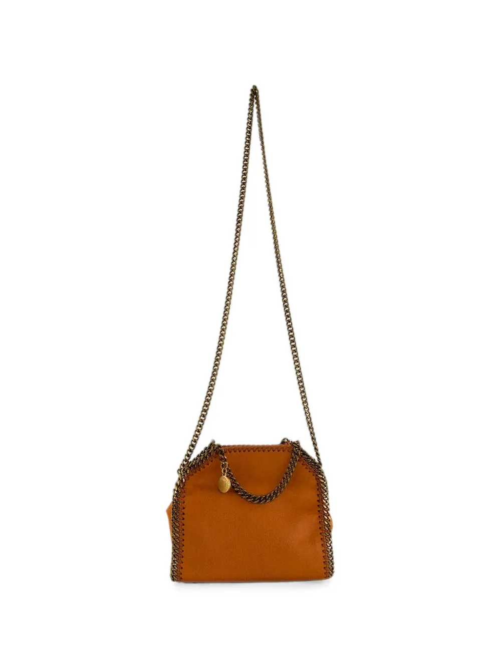 Stella McCartney Falabella shopper met ketting Oranje