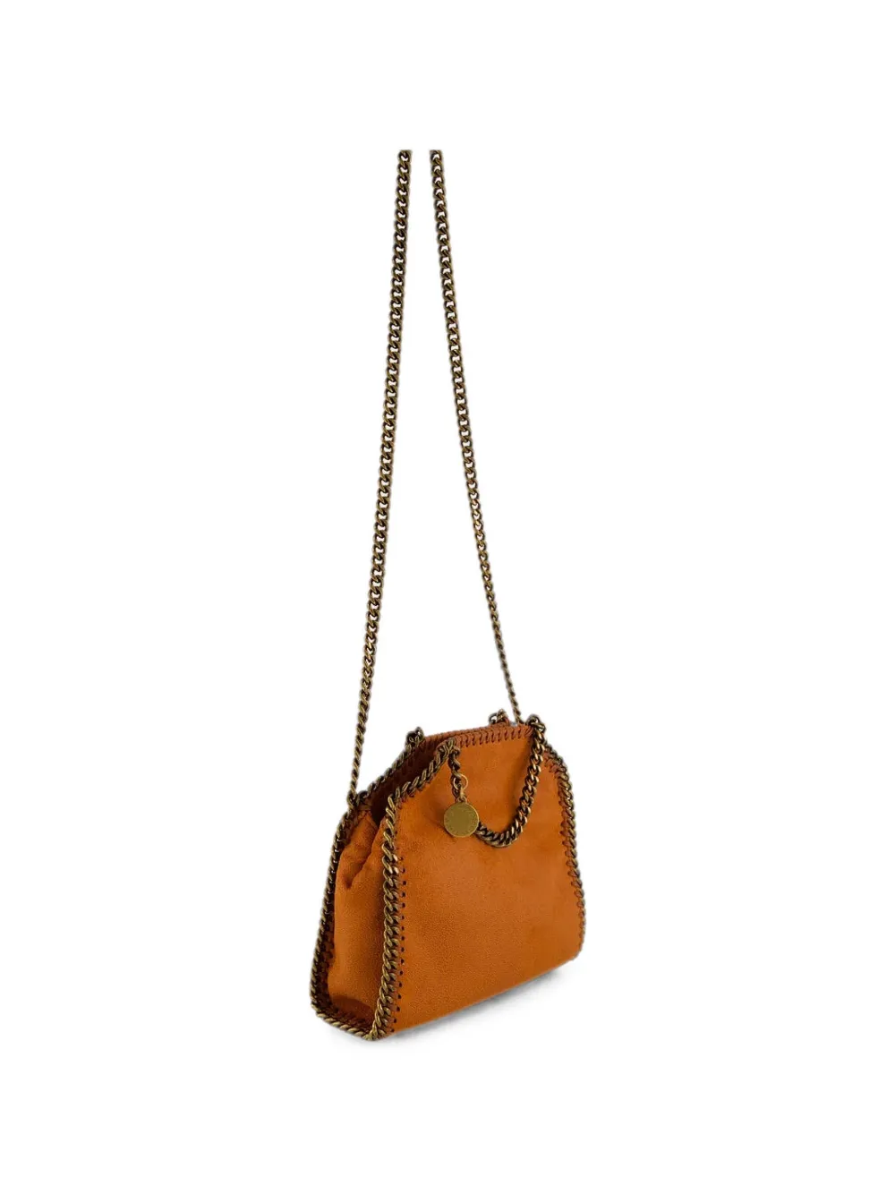 Stella McCartney Falabella shopper met ketting Oranje