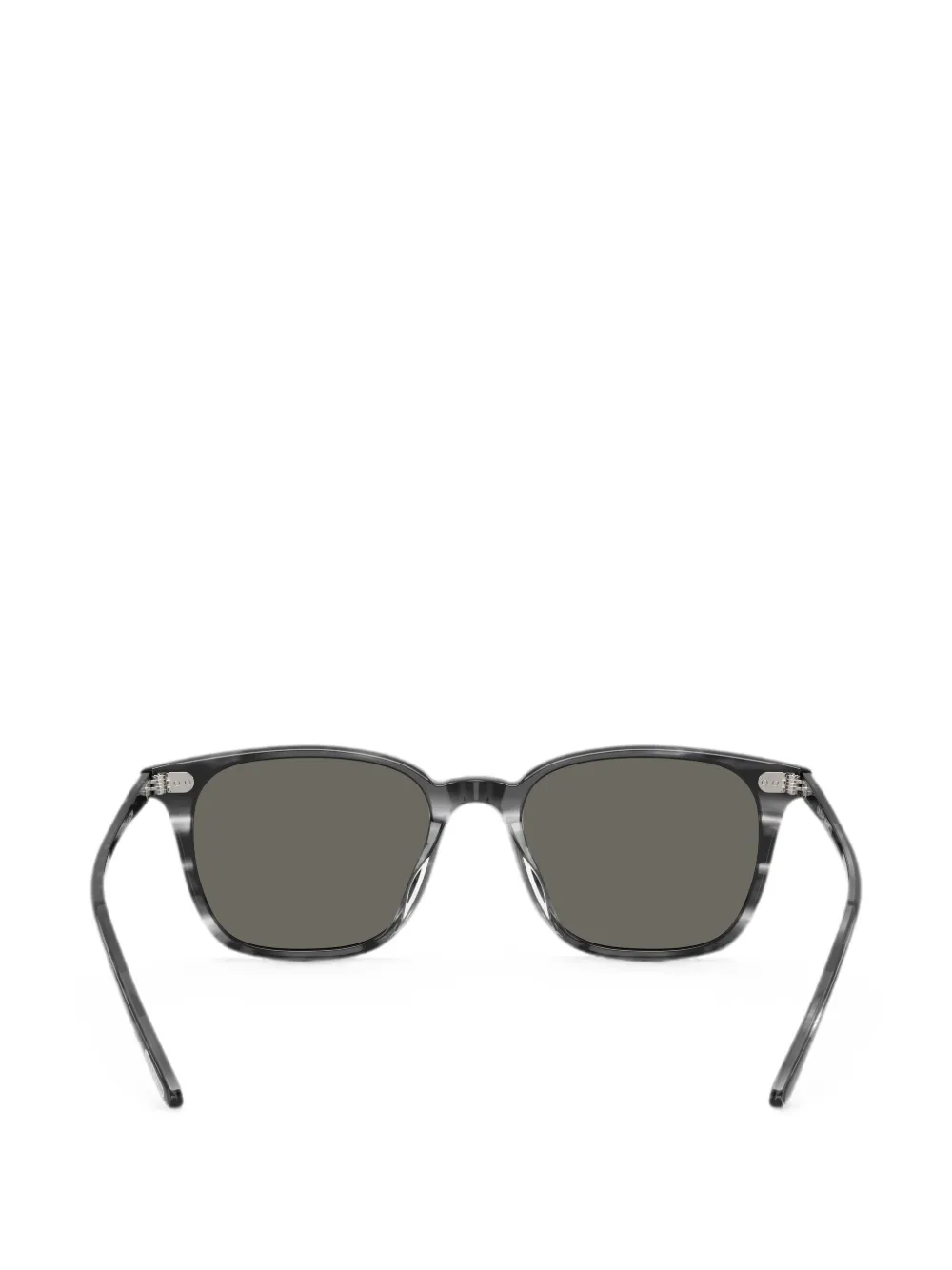Oliver Peoples Laedin zonnebril met vierkant montuur Grijs