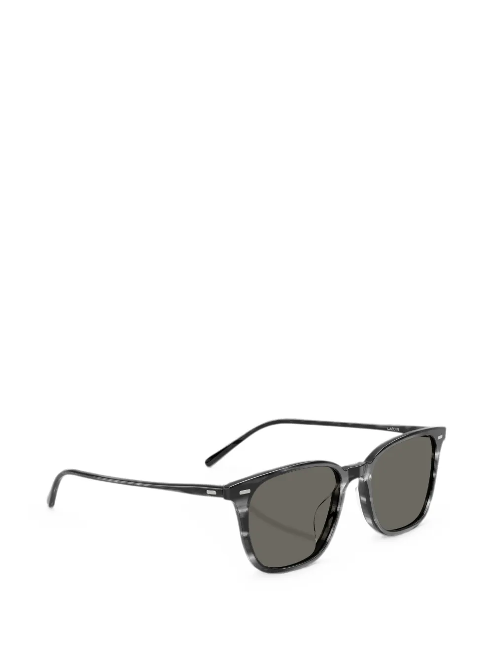 Oliver Peoples Laedin zonnebril met vierkant montuur Grijs