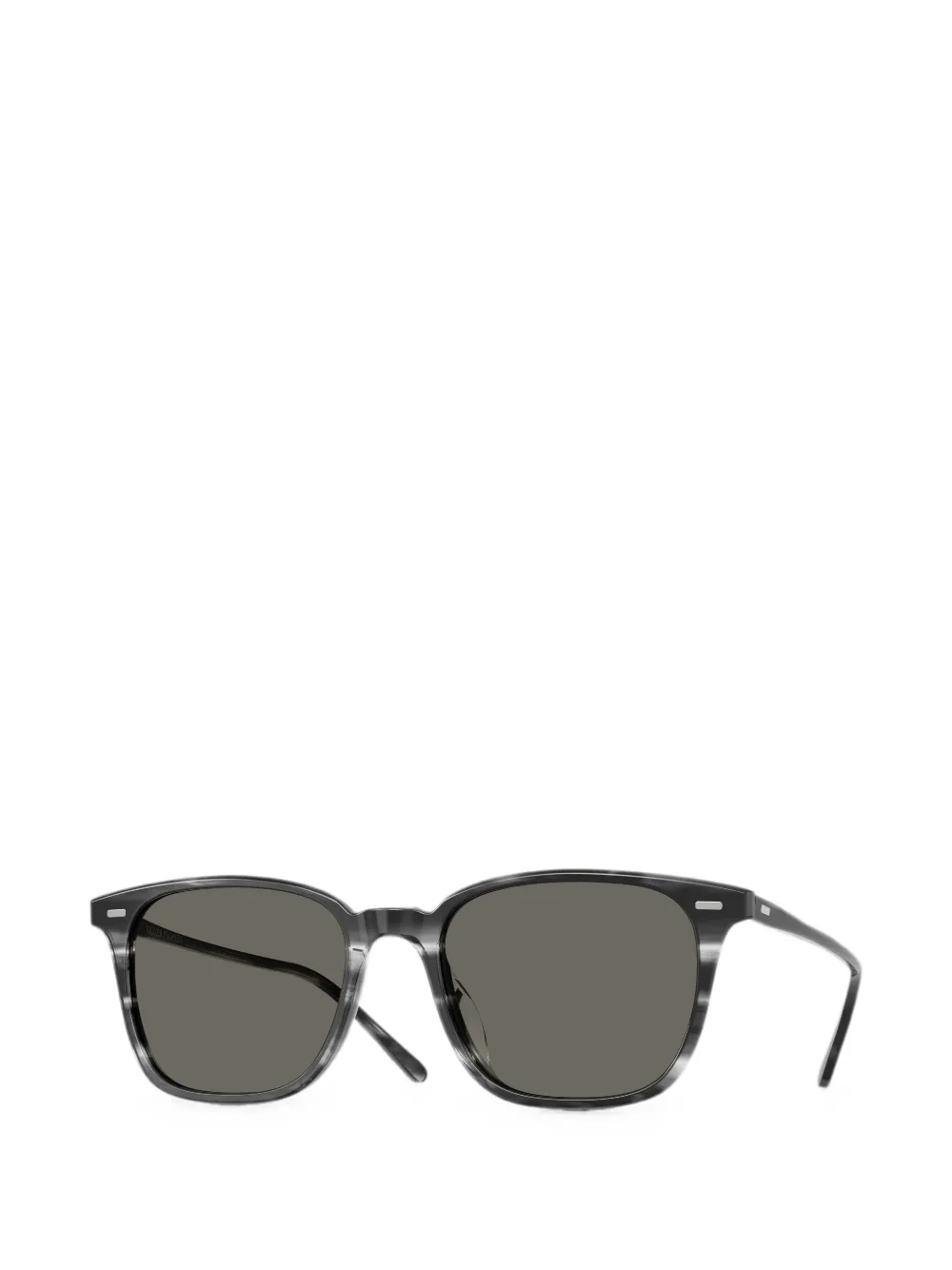 Oliver Peoples Laedin zonnebril met vierkant montuur Grijs
