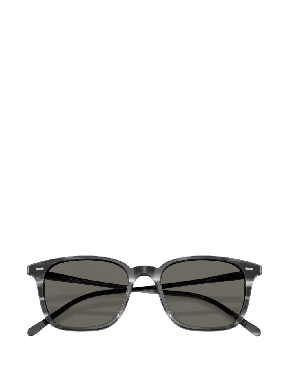 Oliver Peoples Laedin zonnebril met vierkant montuur Grijs